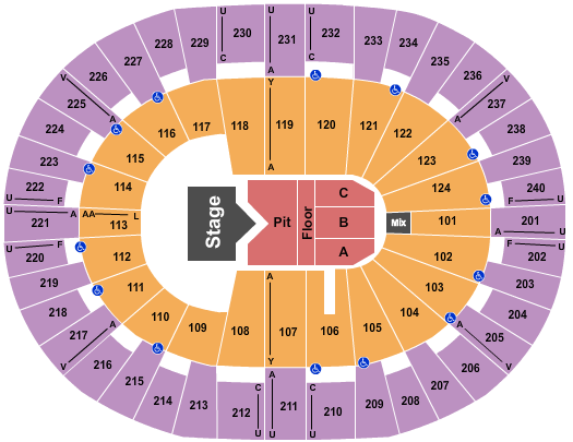 Lawrence Joel Veterans Memorial Coliseum Cody Johnson Seating Chart